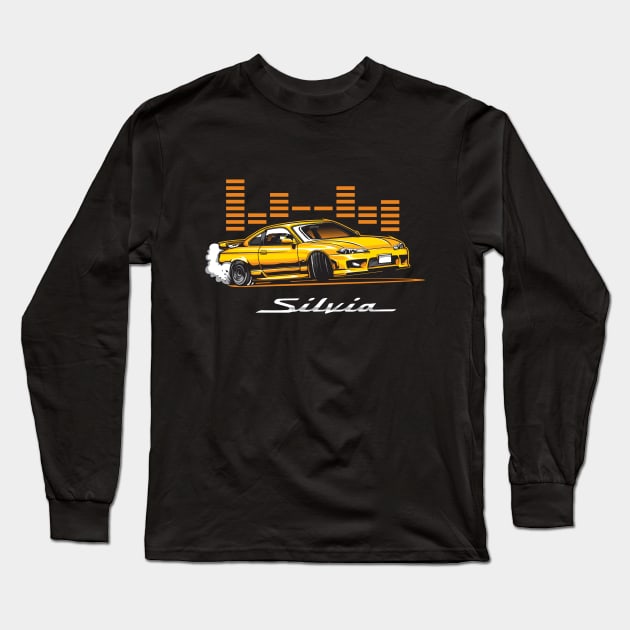 Silvia s15 Long Sleeve T-Shirt by JDMAPEX